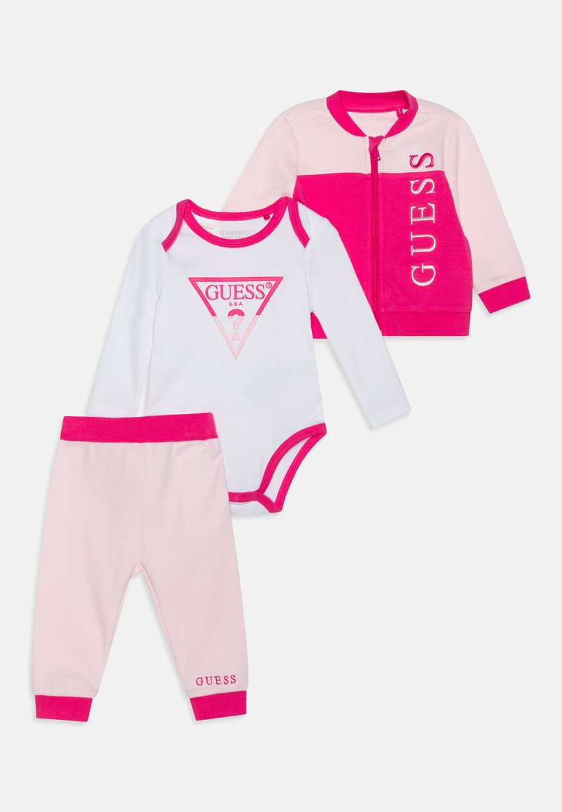 Guess BABY PANT SET UNISEX Babygaver ballet pink/rosa Zalando.no