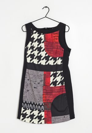 Robe de jour - red / grey / black