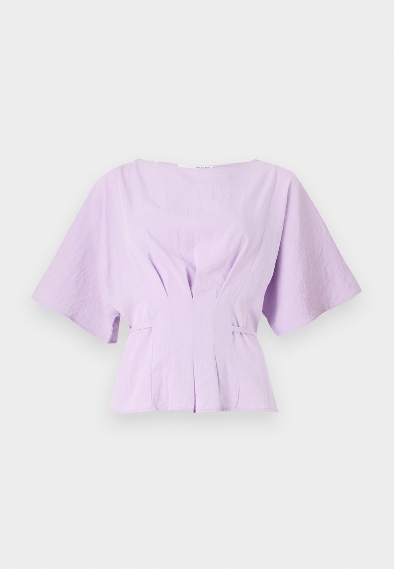 Selected Femme Top lila gemêleerd Selected Femme Top lila gemêleerd