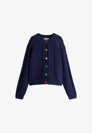 Little Bird, CABLE CARDIGAN - Strickjacke - navy blue