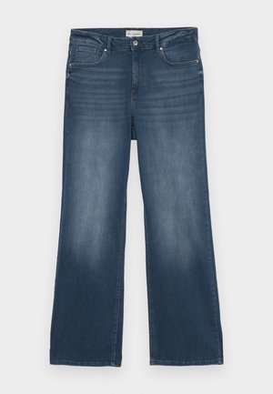 ONLY Carmakoma CARWILLY - Wide Leg - special blue grey denim