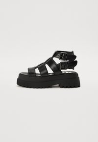 Buffalo - PLUTO - Platform sandals - black Thumbnail Image 1