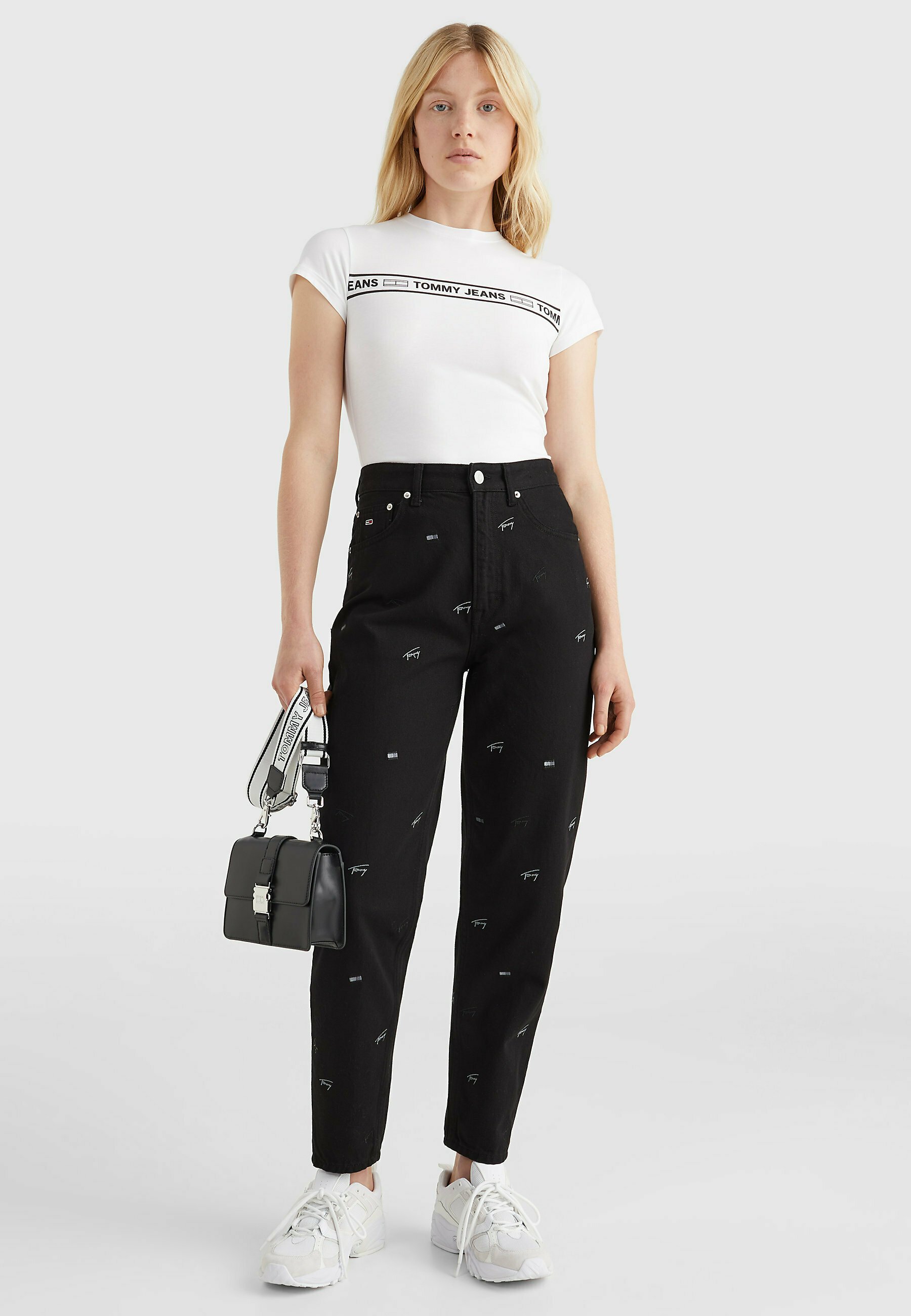 Tommy Jeans CUT OUT LOGO TAPE - Body - white/bianco - Zalando.it