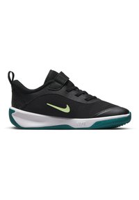 Nike Performance OMNI MULTI COURT UNISEX - Sapatilhas - black/barely volt brt spruce-white