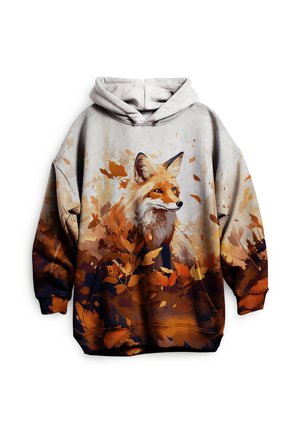 Mr. GUGU & Miss GO BLANKET AUTUMN FOX - Sweat à capuche - orange