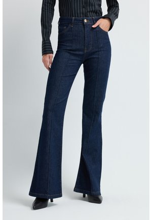 Flared Jeans - navy blue