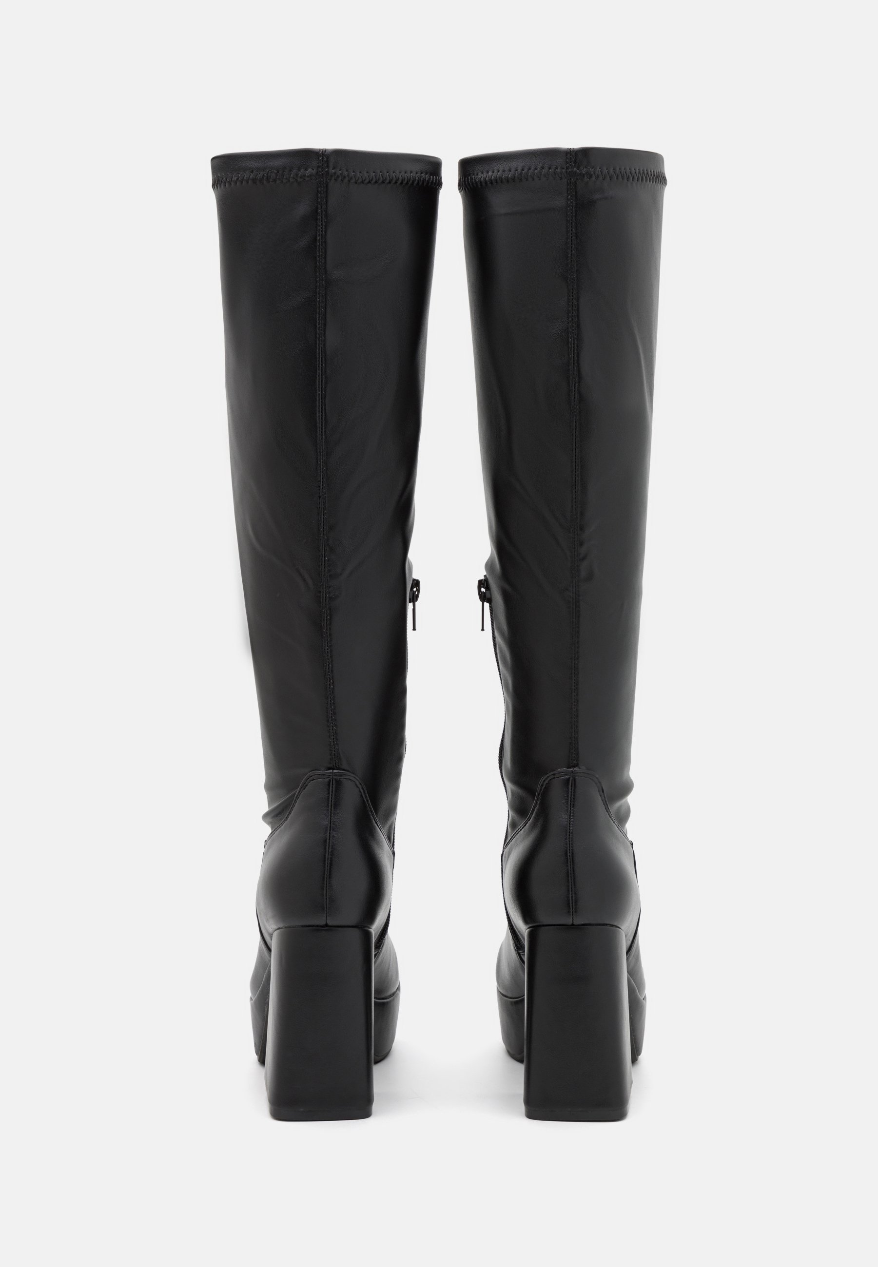 Even\u0026Odd Laarzen met hoge hak - black/zwart - Zalando.nl