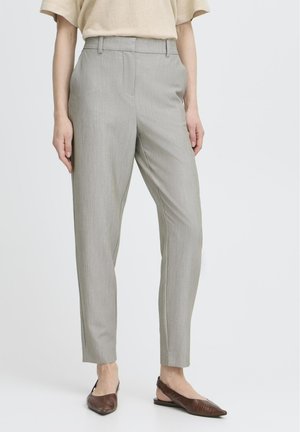 DANTA  CROP - - Chinos - vetiver melange