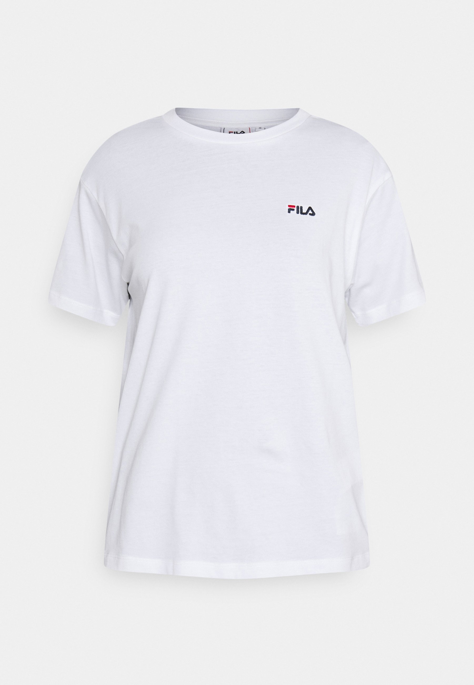 white fila tee