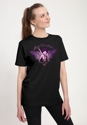 BETTY BOOP HEARTBREAKER TATTOO - T-shirt med print - black