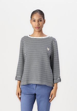 TOM TAILOR Sweatshirt - offwhite/navy