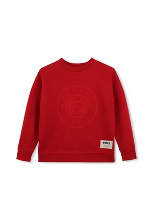 BOSS Kidswear, SWEAT COL ROND - Sweatshirt - cherry red
