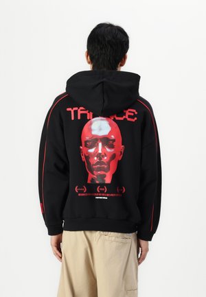 Vertere Berlin TRANCE ZIP HOODIE UNISEX - Športna jopa s kapuco na zadrgo - black