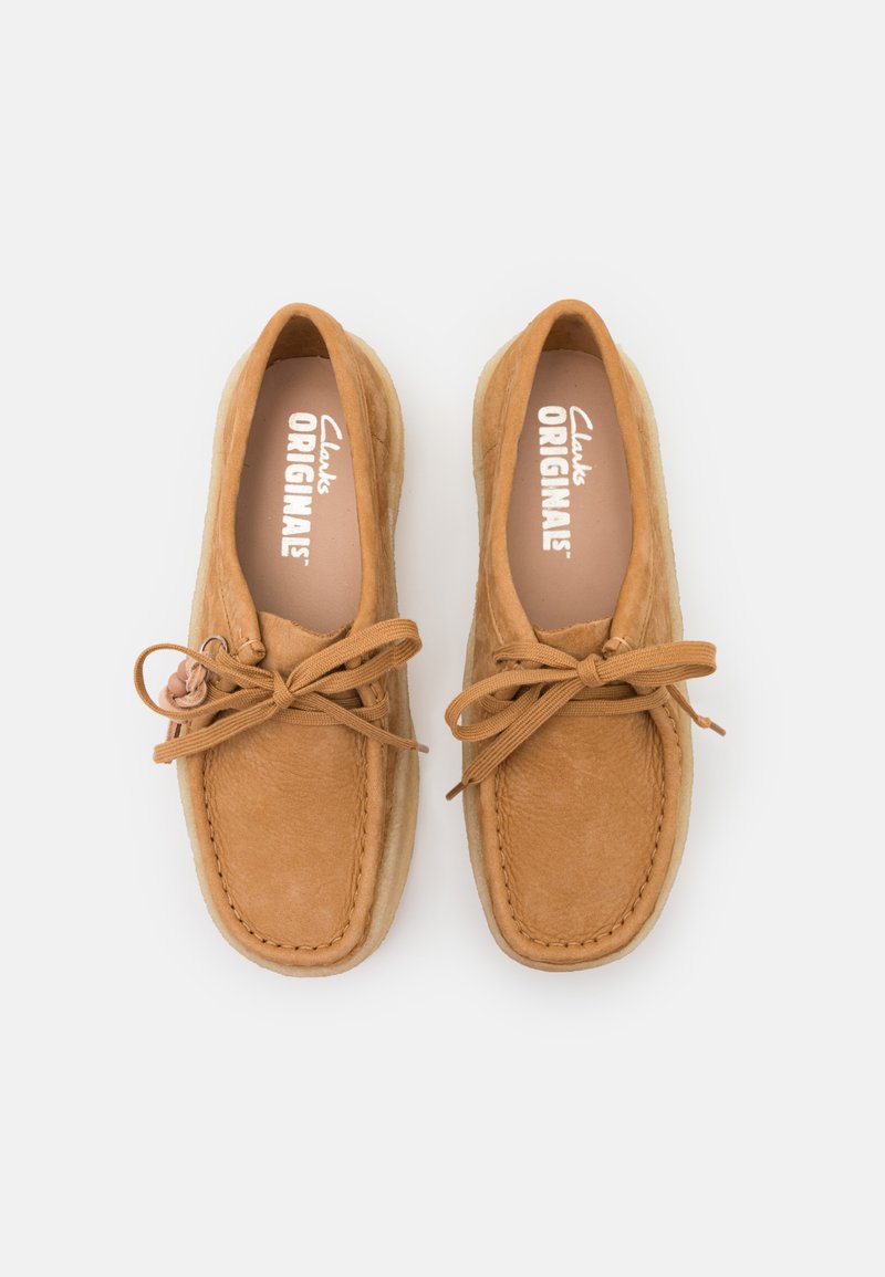 Chaussures Femme TRULAND Wallabees - Derby En Cuir Suède - Semelle Caoutchouc - Confortables Et Décontractées