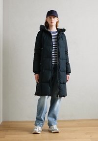 Mos Mosh SQUARE COAT - Sulemantel - navy
