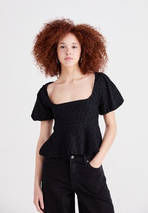 PEPLUM  - Bluse - black