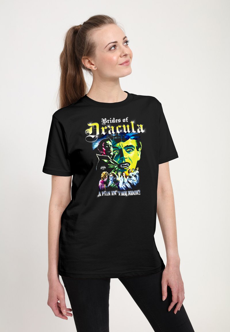 Henry Tiger HORRORLINE A PAIN IN THE NECK - T-shirt med print - black