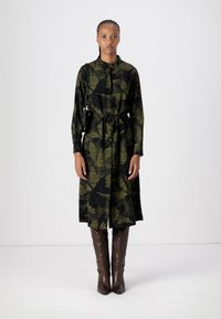 JDY JDYLIZA SHIRT DRESS - Φόρεμα πουκάμισο - winter moss