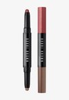 LONG-WEAR CREAM SHADOW STICK DUO - Lidschatten - bronze pink / espresso