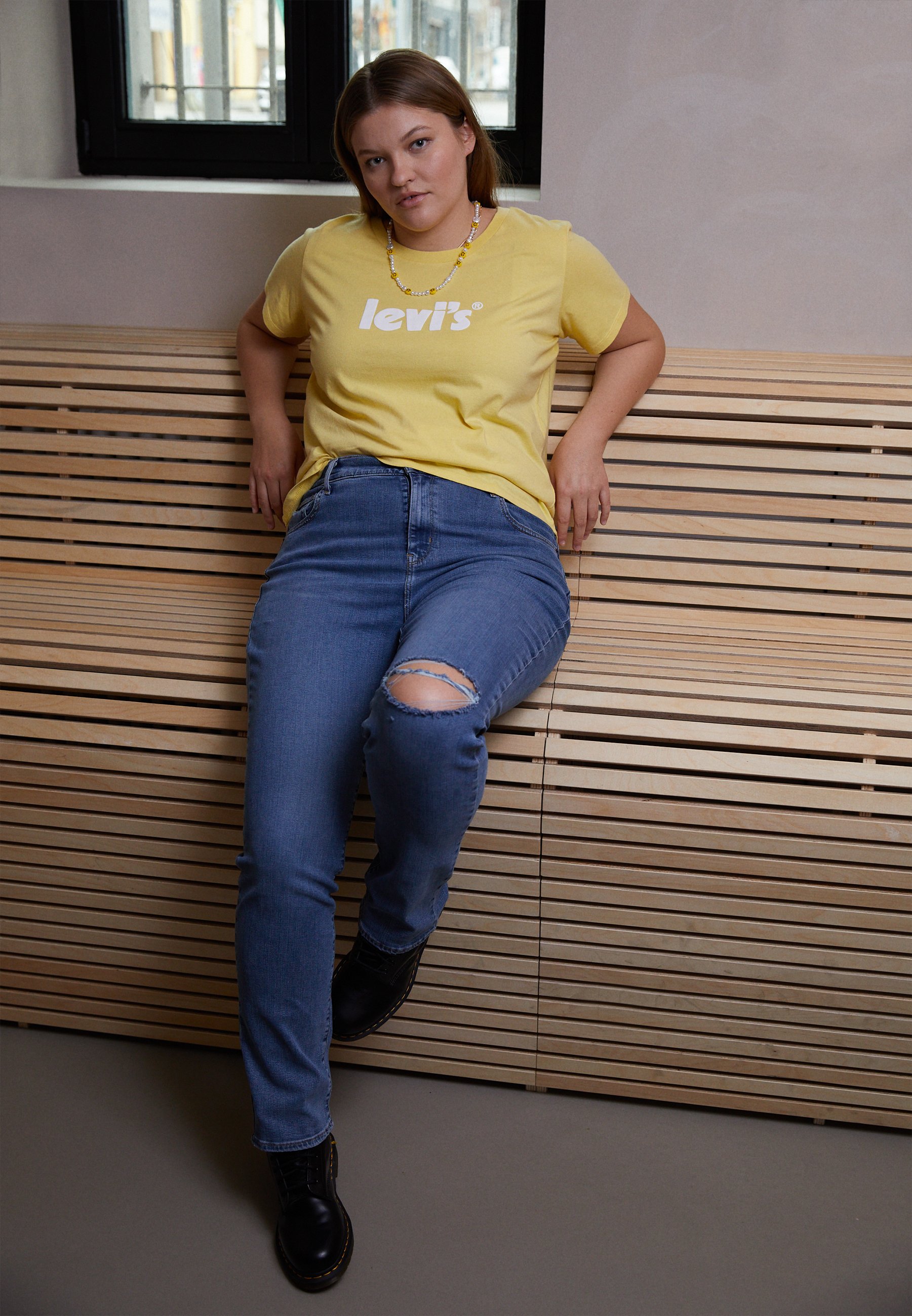 Levi's® Plus 724™ PL HR STRAIGHT - Jeans a sigaretta - bogota vision/carta  da zucchero - Zalando.it