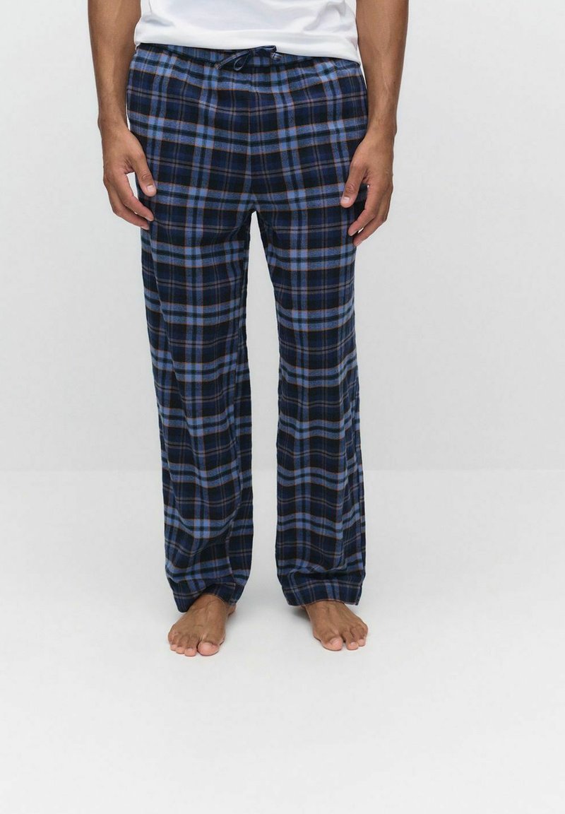 BONDELID SANTINO - Pyjamabroek - blue check