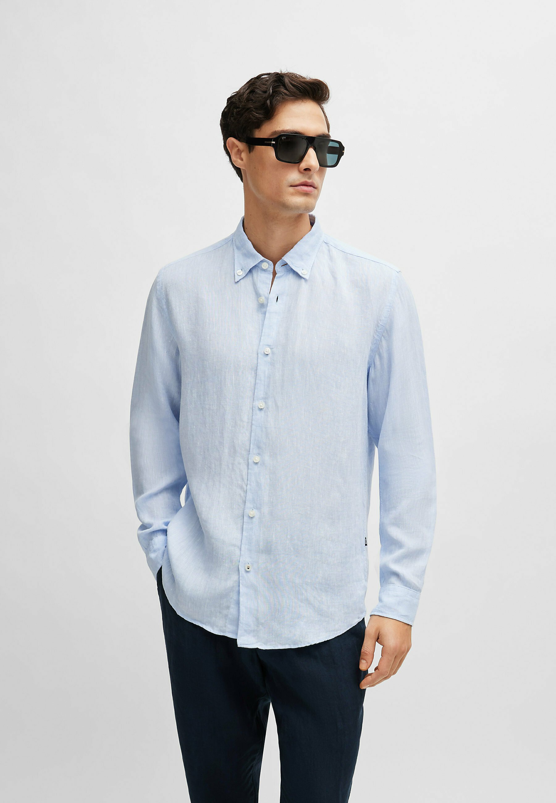 BOSS LIAM-KENT - Camicia elegante - open blue thirty/blu BOSS LIAM-KENT - Camicia elegante - open blue thirty/blu