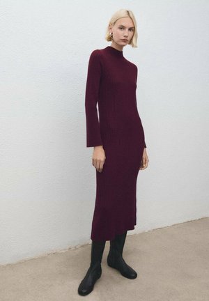Vestido de punto - wine