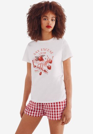 Springfield T-shirt print - white