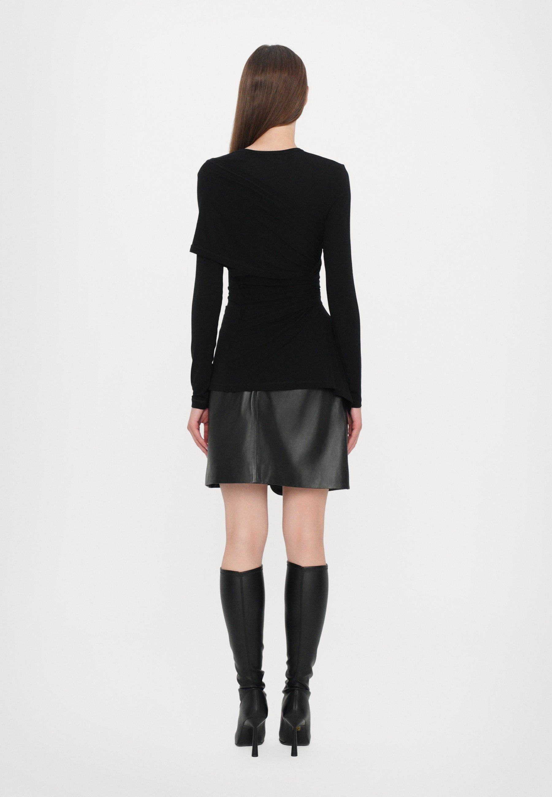 Helmut Lang PROTECTION - Long sleeved top - black - Zalando.co.uk