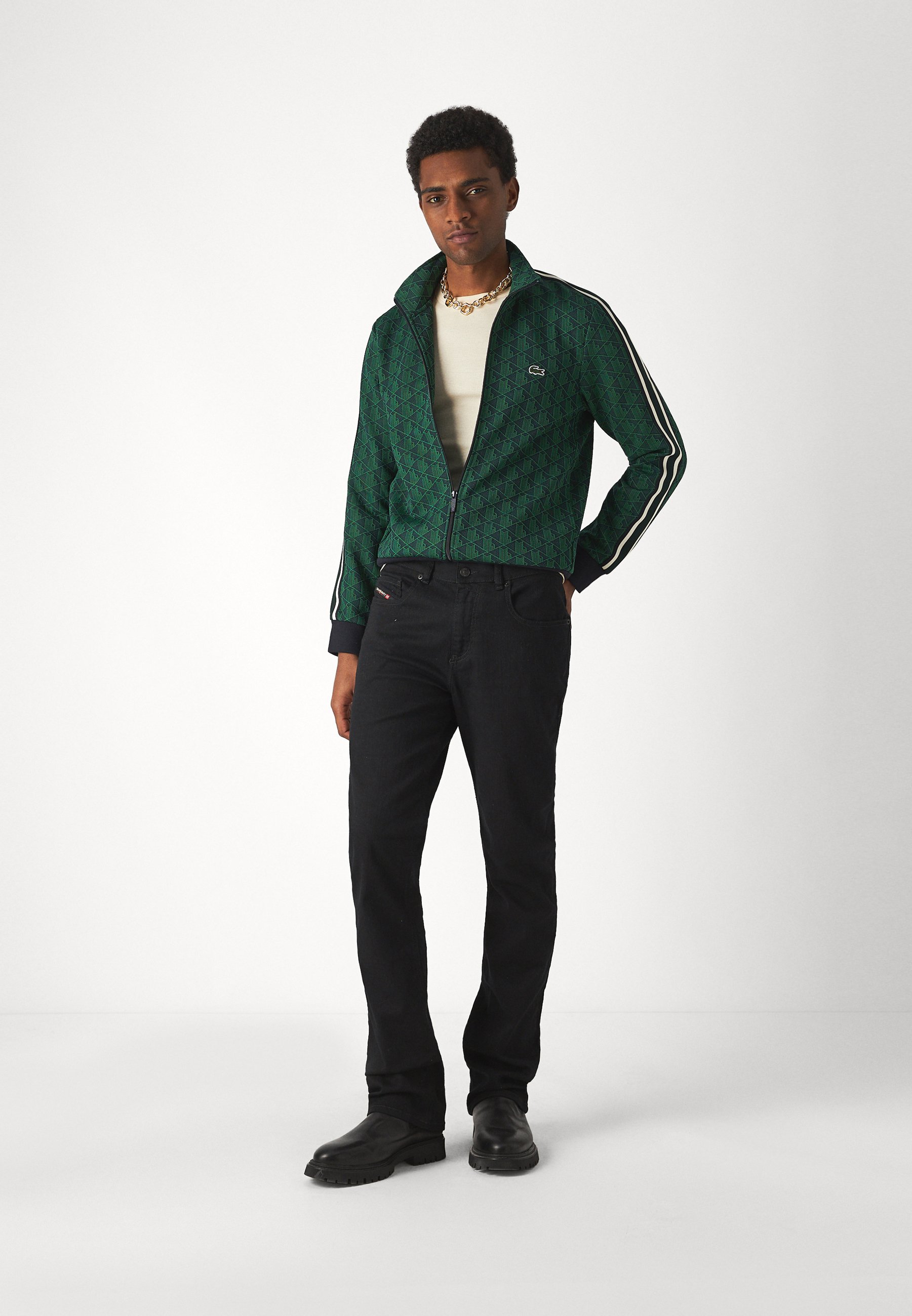 Lacoste UNISEX - Cardigan - navy blue/sorrel/dark blue - Zalando.co.uk