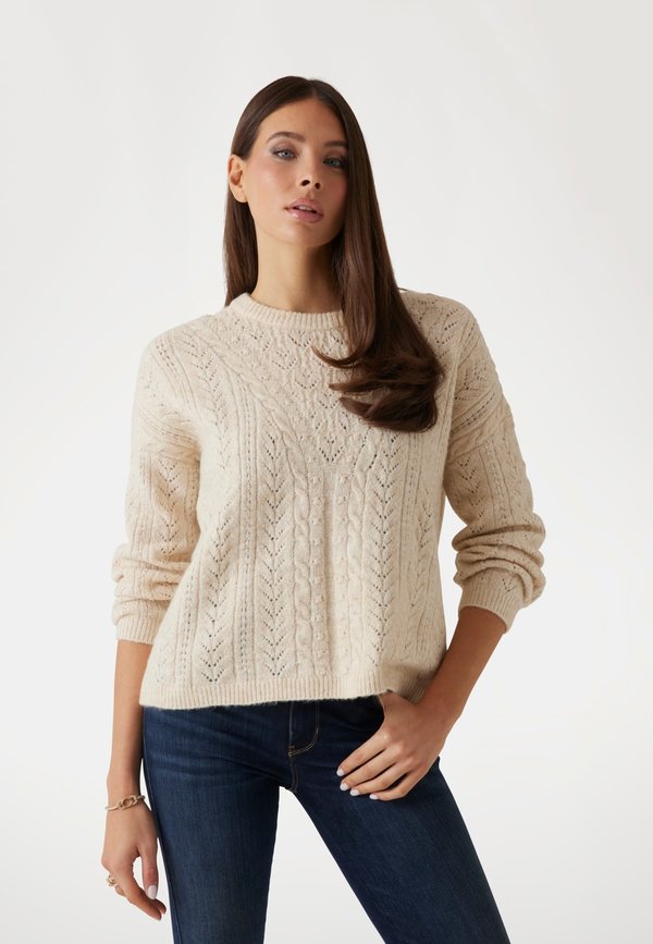 Strickpullover - beige