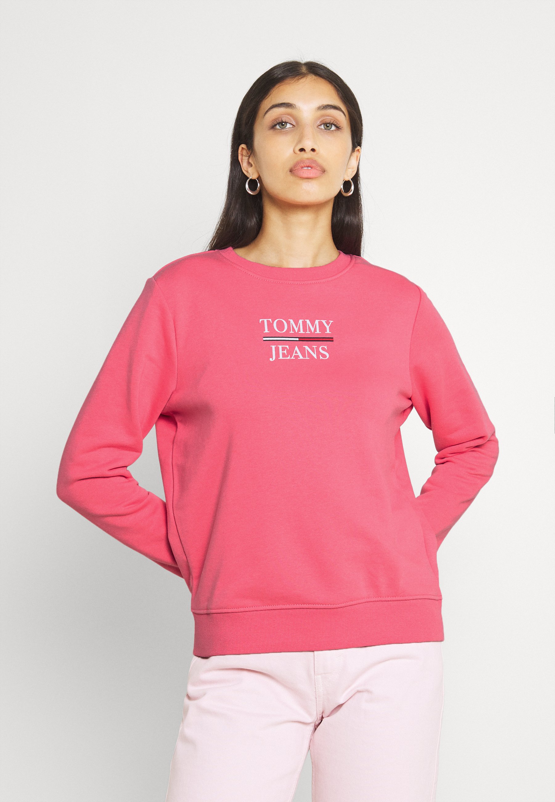 tommy jeans sweatshirt pink