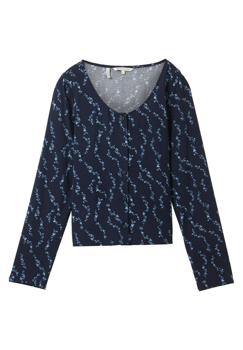 Tom Tailor Denim Blouse donkerblauw
