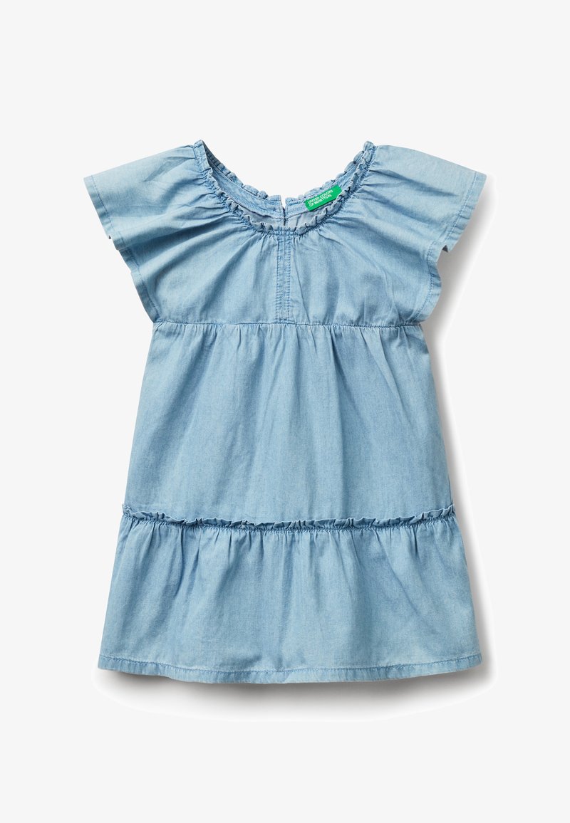 United Colors of Benetton Denimové šaty - blue