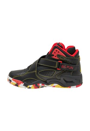 ROGUE BIG PUN - Chaussures de skate - black cyber yellow fiery red