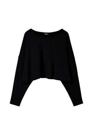 Stradivarius, LONG SLEEVE T-SHIRT - T-shirt à manches longues - black