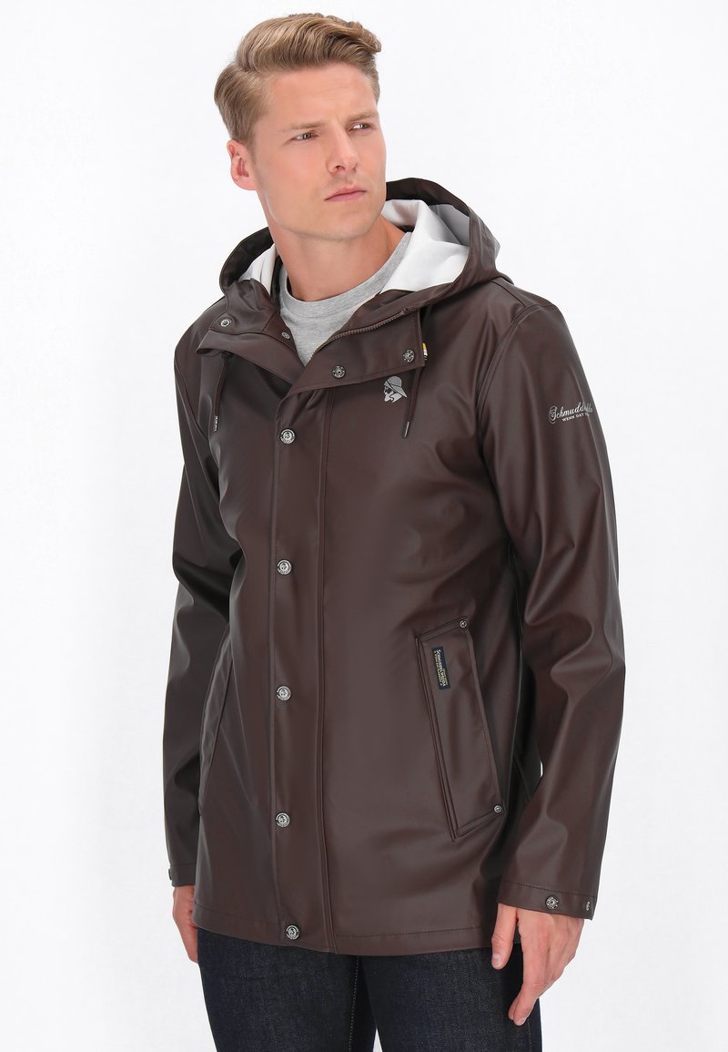 Schmuddelwedda Cappotto corto - dark brown
