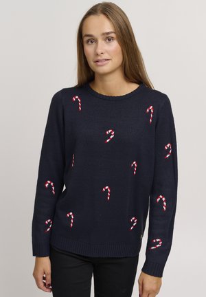 Oxmo OXCHRISTEL - Strickpullover - dress blues