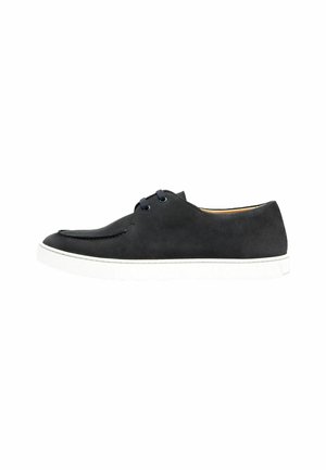 CHAD - Sporty snøresko - blue  nubuck