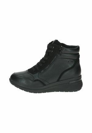 Bottines compensées - black nappa co