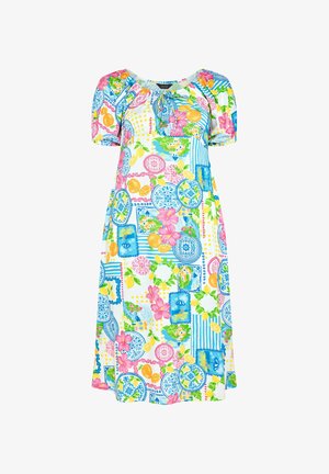 Yours Clothing, PLUS SIZE MIDI DRESSES - Jerseyjurk - multi