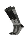 CORSICANA 2-PACK SKI UNISEX - Knästrumpor - light grey melange