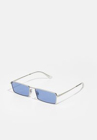 EMY UNISEX - Sunglasses - silver-coloured/blue