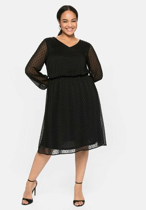Sheego Freizeitkleid - schwarz