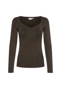 DAGNY SHIMMER  - Strickpullover - mulch