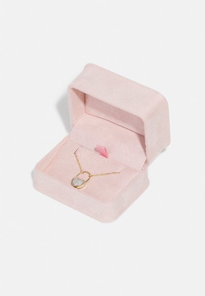 Yvonne Leon COLLIER CŒUR CADENAS - Kaklarota - yellow gold-coloured