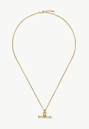 RIDGE T-BAR CHAIN - Necklace - gold-coloured