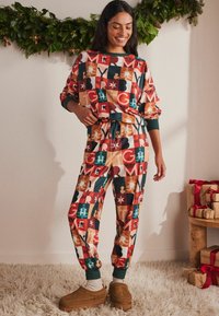 Next LONG SLEEVE SET - Pyžamová sada - orange merry bright