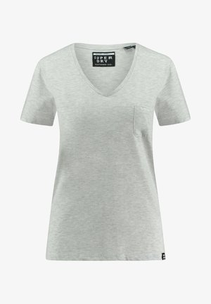 Superdry & Co, T-Shirt print - mottled light grey