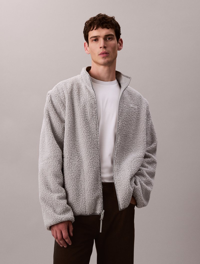 Calvin Klein SPORT REVERSIBLE JACKET - Mezisezónní bunda - greatest grey